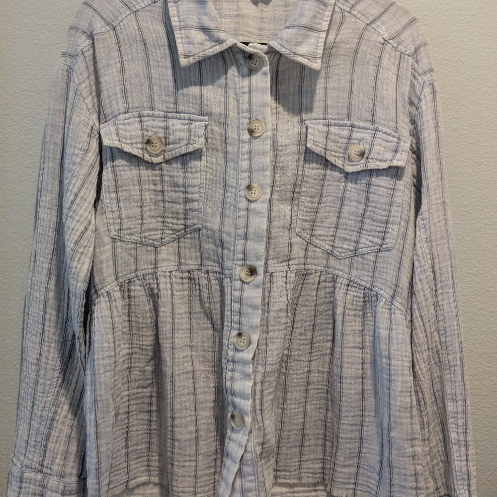 Mystree Button Up Tunic - Large